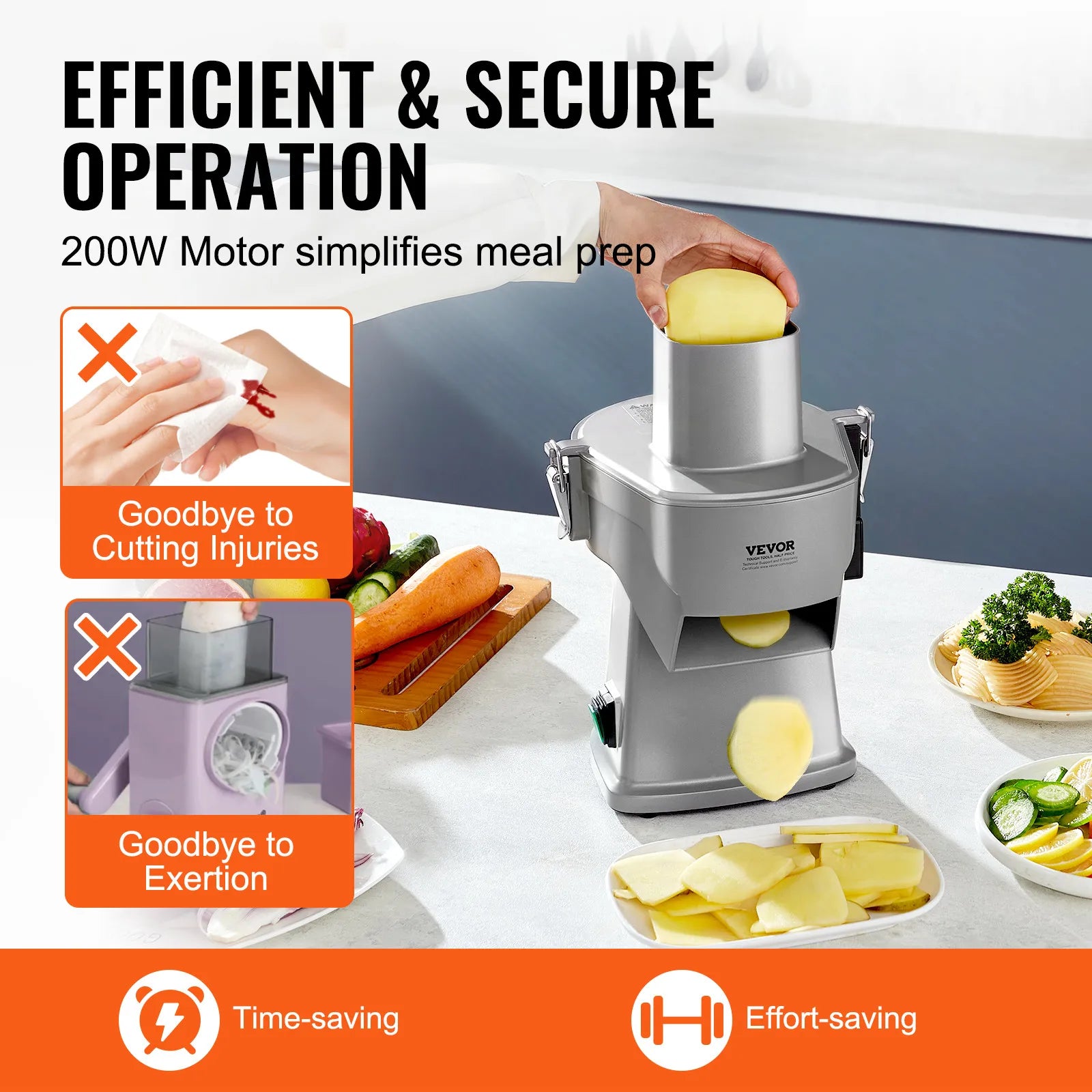 4 in 1 Multifunctional Electric Vegetable Slicer