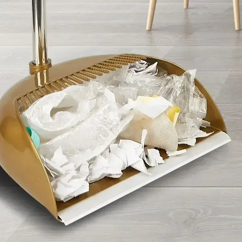 Magic Broom and Plastic Dustpan Set