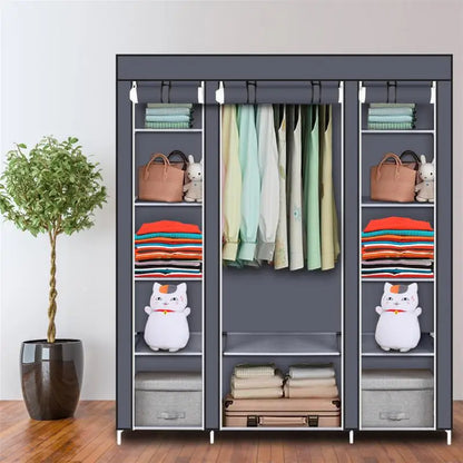 Foldable Wardrobe Rental Room Bedroom