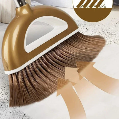 Magic Broom and Plastic Dustpan Set
