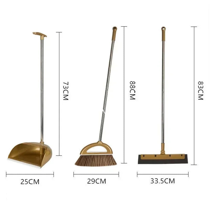 Magic Broom and Plastic Dustpan Set
