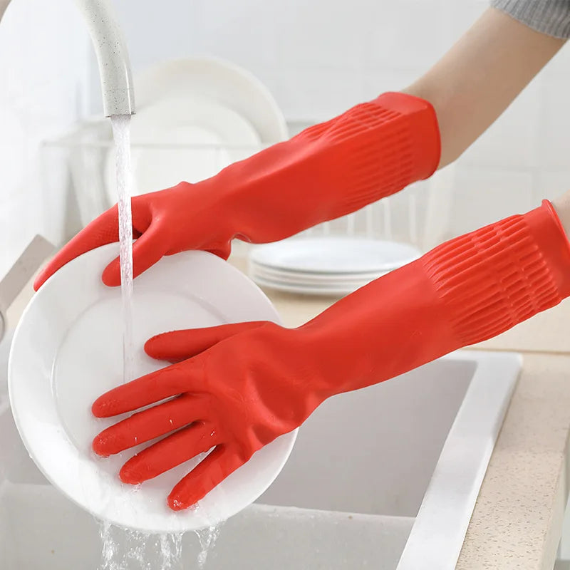 Flexible Comfortable Rubber Clean Gloves