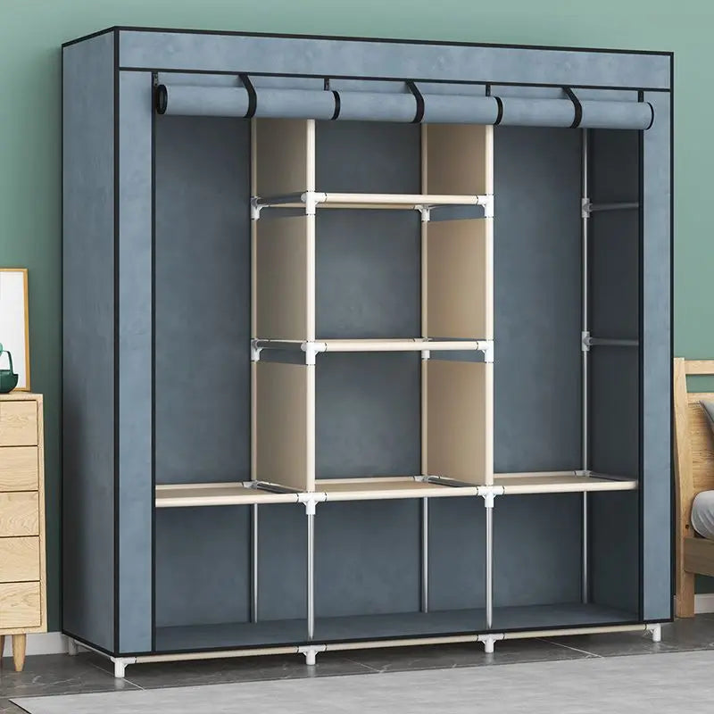 Foldable Wardrobe Rental Room Bedroom