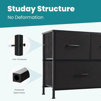 Storage with 5 Drawer Organizer