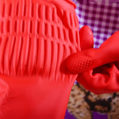 Flexible Comfortable Rubber Clean Gloves